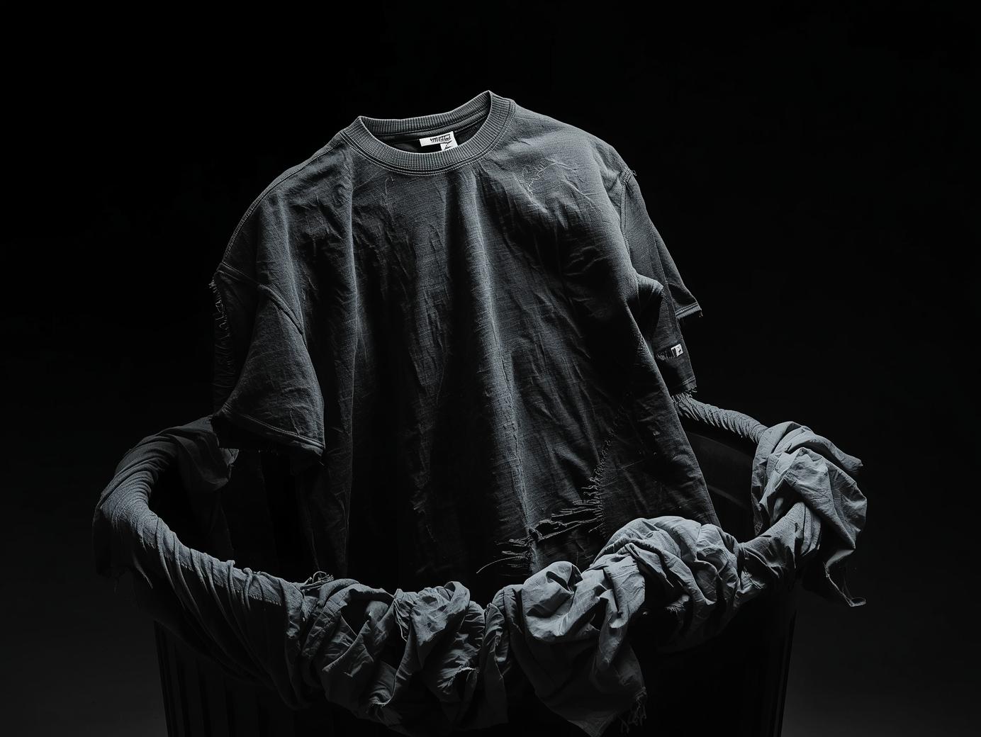 shirt goi g to dustbin