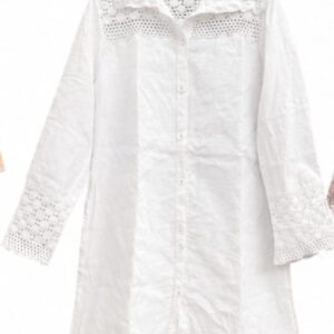 women long white shirt
