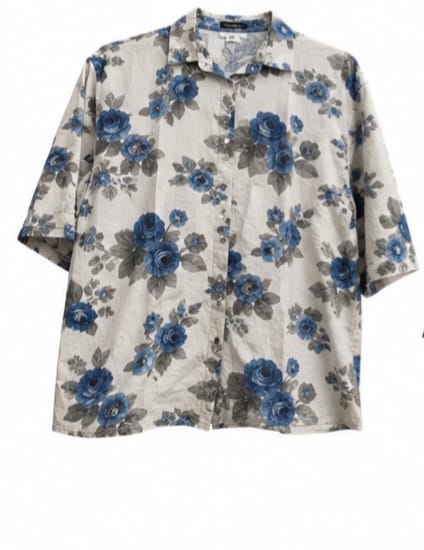 floral printed women shirt floral printed women shirt
