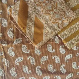 ajrakh unstitched cotton suit
