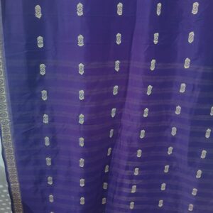 saree for women purple color second hand