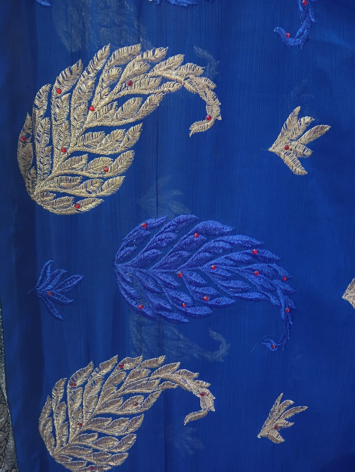 saree for women blue color second hand saree for women blue color second hand